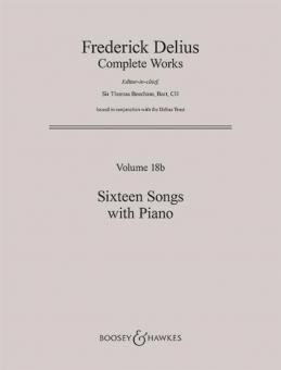 Sixteen Songs With Piano 