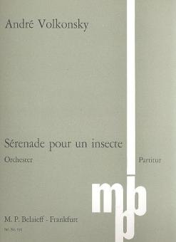 Sérenade pour un insecte 