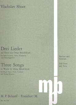 Drei Lieder 