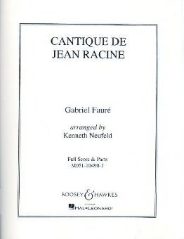 Cantique de Jean Racine op. 11 