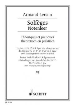 Solfèges Vol. 6 Standard