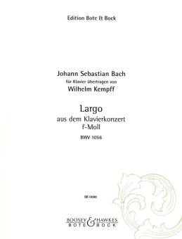 Largo BWV 1056 