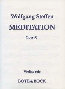 Meditation op. 52 