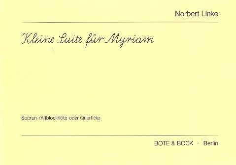 Kleine Suite für Myriam 