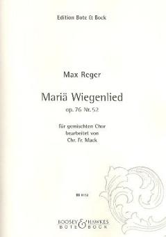 Mariä Wiegenlied op. 76 