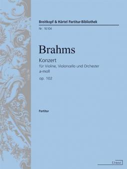 Konzert für Violine, Violoncello und Orchester a-moll op. 102 