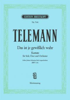 Das ist je gewisslich wahr BWV141 