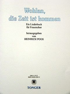 Wohlan, die Zeit ist kommen 