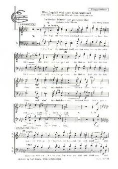 Was frag ich viel nach Geld und Gut 