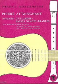 Pavanes - Gaillardes - Basses dances - Branles 