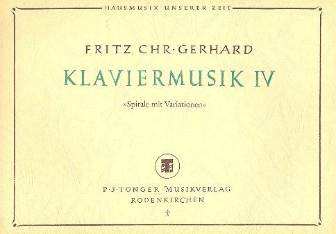 Klaviermusik IV Spirale 