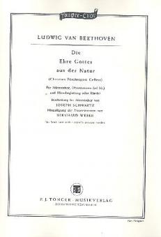 Die Ehre Gottes aus der Natur C-Dur op. 48 Nr. 4 
