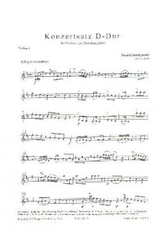 Konzertsatz D-Dur 