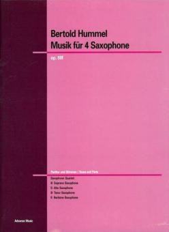 Musik für Saxophone op. 88f 