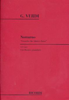 Notturno A 3 Voci Miste E Pianoforte (Fl. Ad Lib.) 