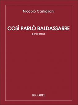 Cosi Parlo Baldassarre per S. 