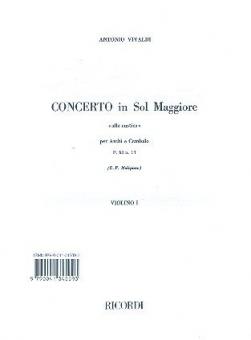 Concerto G-Dur F 11/11 Alla Rustica T 49 