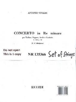 Concerto D-Moll F 12/19 RV 541 T 95 