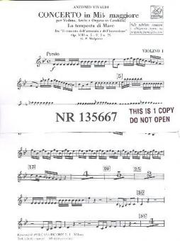 Concerto Es-Dur F 1/26 La Tempesta Di Mare Op. 8/5 T 80 