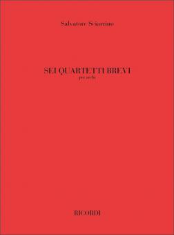 Sei Quartetti Brevi Per Archi Partitura 