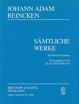 Sämtliche Werke für Klavier/Cembalo 