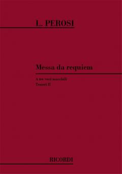 Messa Da Requiem a 3 Voci Maschili Con Organo O Arm. 