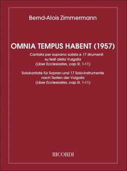 Omnia Tempus Habent (1957). Cantata per Soprano Solista 