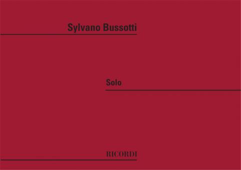 Solo per Uno O Piu Solisti Ad Libitum 