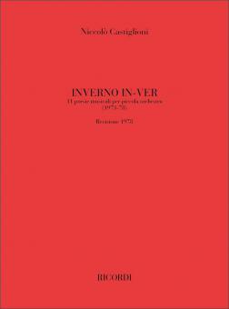 Inverno In-Ver. 11 Poesie Musicali per Piccola Orchestra 