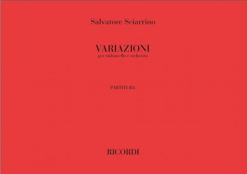 Variazioni per Violoncello e Orchestra 