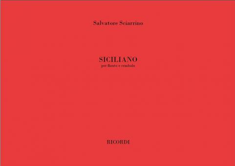 Siciliano per Flauto e Cembalo 