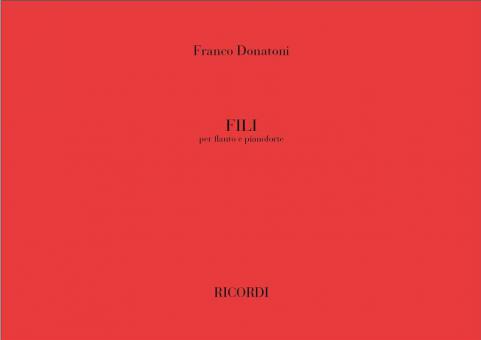 Fili per Flauto e Pianoforte 