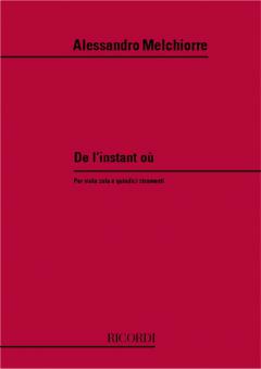 De L'instant ou per Viola Sola e 15 Strumenti 