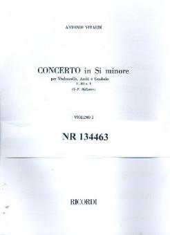 Concerto per Violoncello, Archi e B.c.: In Si Min. RV 424 - F 