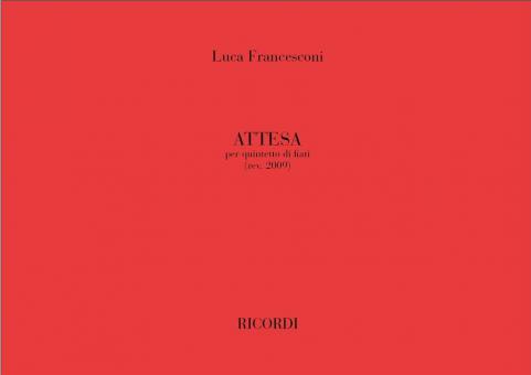 Attesa per Quint. Di Fiati 