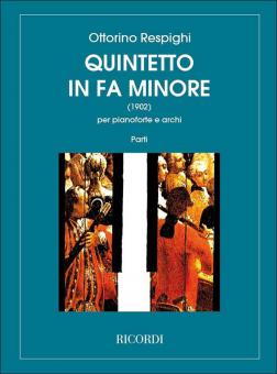 Quint. in Fa Min. Per Pianoforte e Archi (1902) 