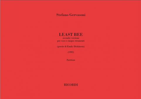 Least Bee (II Versione) per Voce e Cinque Strumenti 