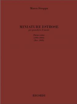 Miniature Estrose. Libro I, Per Pianoforte 