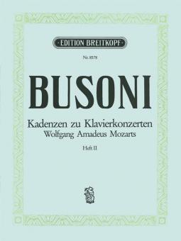 Kadenzen zu Klavierkonzerten W. A. Mozarts Heft 2 