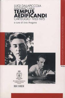 Tempus Aedificandi. Carteggio 1933-1975 a Cura Di 