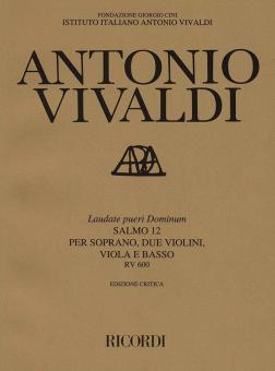 Laudate Pueri Dominum Psalm 112 RV 600 