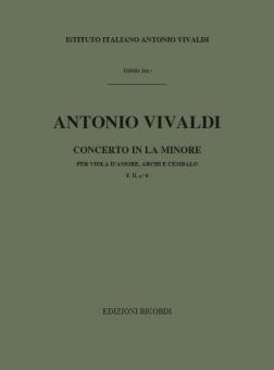 Concerto per Viola D'amore, Archi e B.c.: In La Min. RV 136 