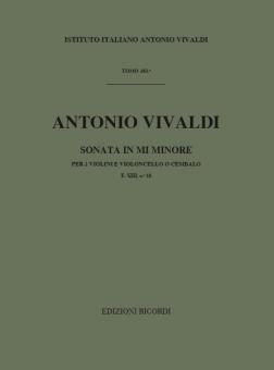 Sonate E-Moll F 13/18 T 383 Op. 1/2 