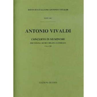 Concerto E-Moll F 1/220 T 484 RV 275 