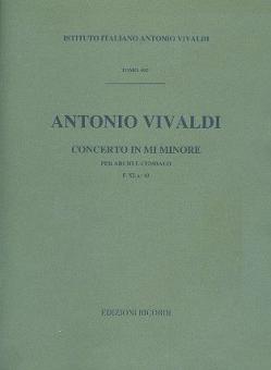 Concerto E-Moll F 11/43 T 492 
