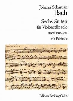 6 Suiten für Violoncello solo 