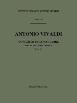 Concerto A-Dur F 1/106 T 245 RV 350 