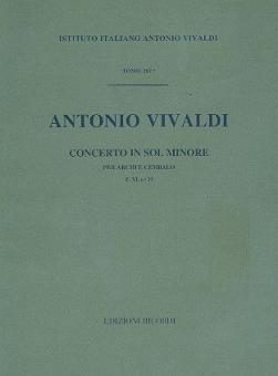 Concerto G-Moll F 11/33 T 287 