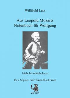 Aus Leopold Mozarts Notenbuch für Wolfgang 