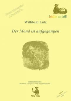 Ensemblespiel Blockflöte Heft 3: Der Mond ist aufgegangen 